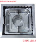 Hình ảnh: Bộ bếp lẩu inox âm bàn vuông 3000w cho nhà hàng tại Hải Phòng