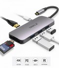 Hình ảnh: Hub chuyển đổi USB C iWalk ADH006 7 in 1 4K HDMI