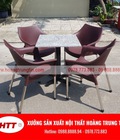 Hình ảnh: Bàn ghế cafe nhựa đúc cao cấp Hoàng Trung Tín