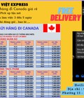 Hình ảnh: Dịch vụ gửi hàng đi CANADA