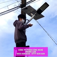 Lắp đặt đèn năng lượng mặt trời cho anh Duy tại Lộc Phát Bảo Lộc Lâm Đồng