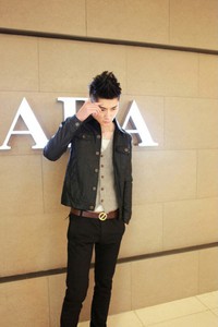 Áo khoác da nam cao cấp túi cài GK03