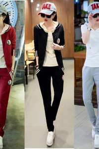 BB42 Bộ quần áo nữ thể thao thu đông kèm áo trong