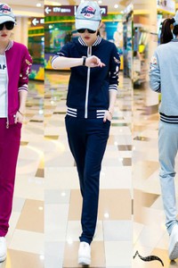 BB43 Bộ đồ thể thao nữ thu đông khóa kéo