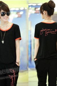 Bộ đồ quần áo nữ chữ cam BB31-HÀNG LOẠI 1