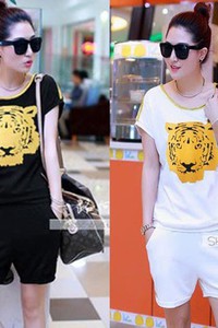 Bộ đồ nữ in mặt hổ BB11
