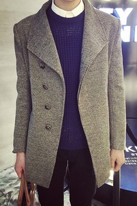 Áo măng tô nam cao cấp Hàn Quốc dáng body 02