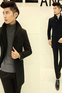 Áo măng tô nam cao cấp Hàn Quốc dáng body 03