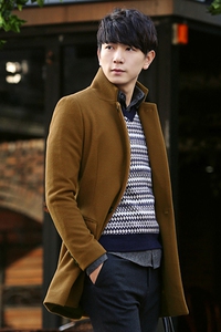 Áo măng tô nam cao cấp Hàn Quốc dáng body 06