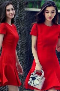 Đầm tay con dáng đuôi cá cao cấp VD344