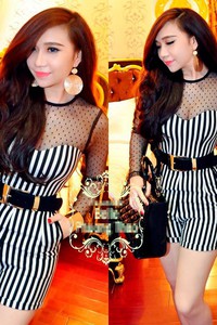 Jum short sọc phối lưới bi VJ14