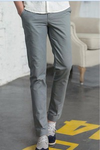 QK_03 xám chì Quần kaki dáng chuẩn