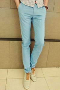 QK_11 XANH DƯƠNG NHẠT Quần kaki form đẹp