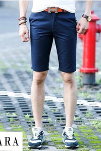 Xqs010 - quần short kaki ngố zara xanh đen nhạt