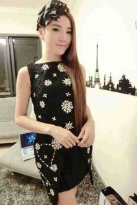 Đầm dự tiệc đính đá cao cấp