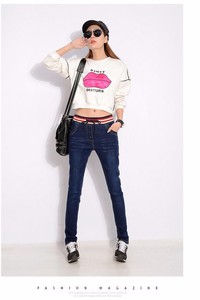 Quần jean lưng thun cài nút tb0191