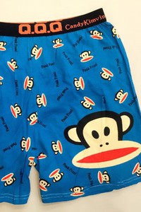 Quần ngủ hoạt hinh in măt khỉ dễ thương - Quần Đùi Thái - Hàng Thái Lan