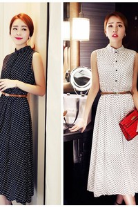 Đầm maxi cổ trụ xinh xắn - SP.00904