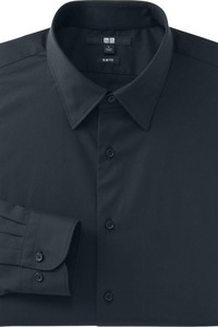Áo Sơ Mi Nam Uniqlo Men Easy Care Stretch Slim Fit Broadcloth