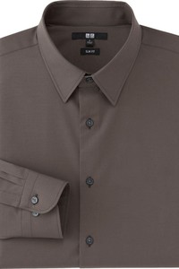 Áo sơ mi nam Uniqlo Men Easy Care Stretch Slim Fit Broadcloth