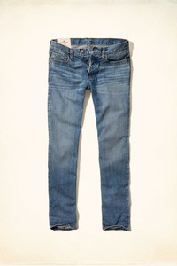 Quần Jeans Nam Hollister Skinny Button Fly Jeans