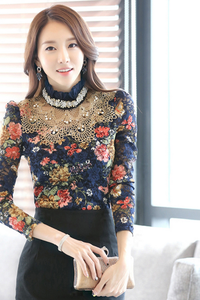 Áo ren đính hạt ngọc sang trọng - MÃ SP.00890