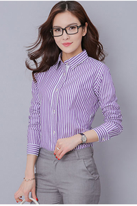 Áo sơ mi sọc nhí kathy - mã sp.01002