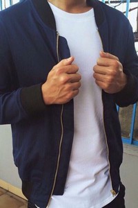 XKK002 - Áo khoác kaki Bomber cực hot MAU XANH DEN