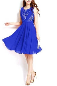 Đầm dự tiệc phối ren cao cấp