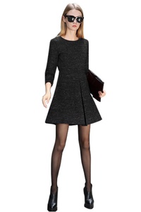 Đầm xếp ly form xòe