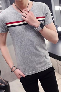 Bb1779 - áo thun phố I  sọc tay cực hot - xám