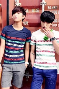Áo thun Hàn Quốc phối màu mẫu mới 2015 - BB1535