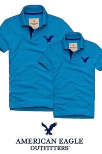 SP005 - Áo polo American Eagle mẫu mới màu xanh nước biển