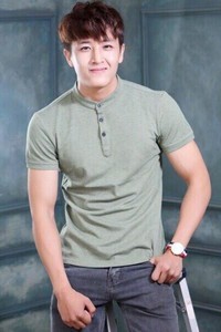 KAP006 - Áo polo cổ trụ cao cấp XANH REU