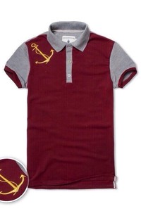 VAP001 - Áo polo in hình mỏ neo phối màu cao cấp