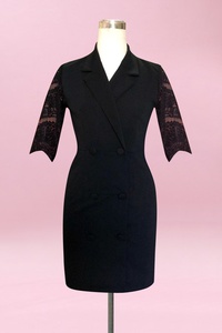 Đầm body công sở phối ren