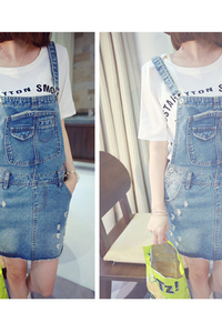 Chân váy yếm rách 13396