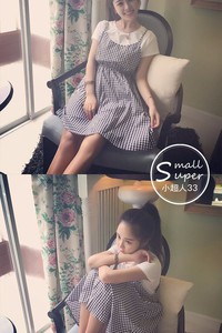 Váy yếm caro áo croptop trắng kèm ảnh thật