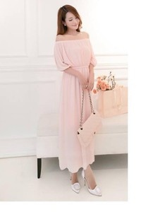 Maxi voan trể vai dịu dàng nữ tính