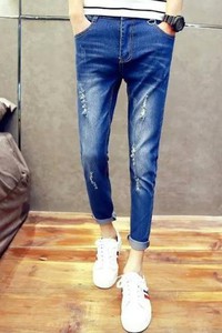 Quần jean rách nam tính - QJR05