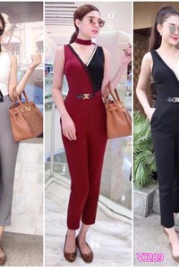 Jum dài cổ tim đính đá kèm phụ kiện