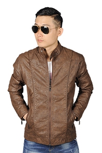 Áo khoác da nam màu da bò cao cấp - AK388