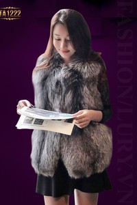 Áo khoác lông ghi-lê Hàn Quốc nhập khẩu cao cấp TA1222