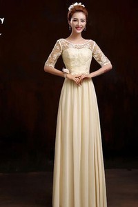 Đầm dạ hội cưới tay lỡ sang trọng