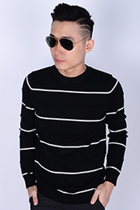Áo len nam tay dài thời trang sọc ngang 853 02001520102