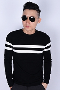 Áo len nam tay dài thời trang sọc ngang 902 02001500102
