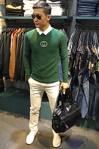 Áo len đơn giản kiểu Hàn Quốc L167