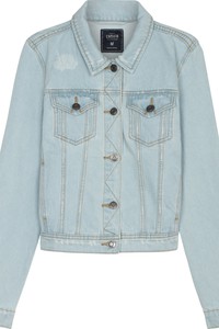 Áo khoác denim cổ đức