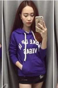 Áo khoác nữ có nón phong cách thể thao sành điệu AKL14