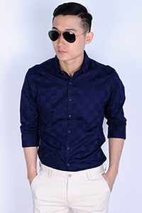 Áo sơ mi nam ca rô thời trang hàn quốc 03006030123